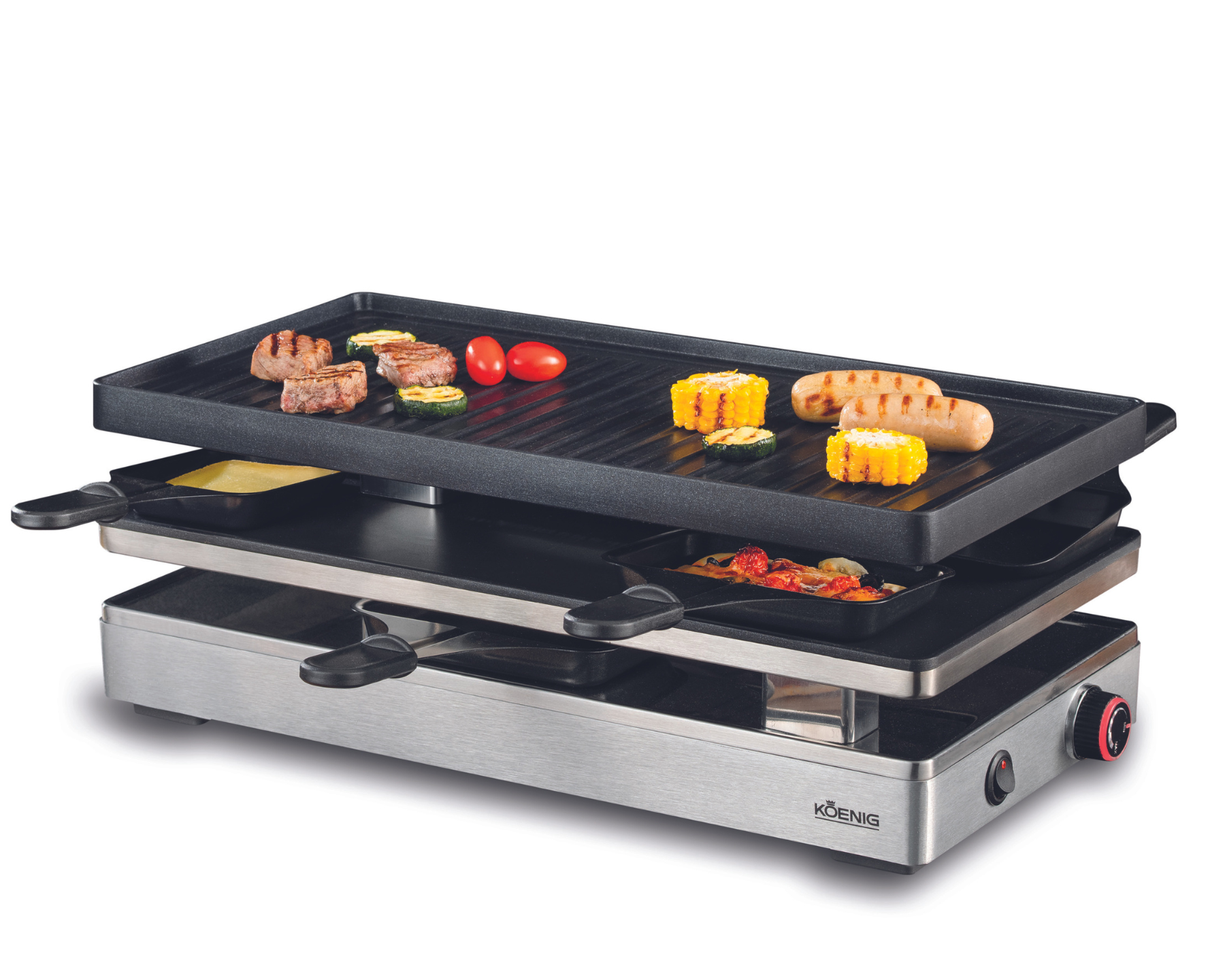 Pizza-Raclette-Grill 4-in-1